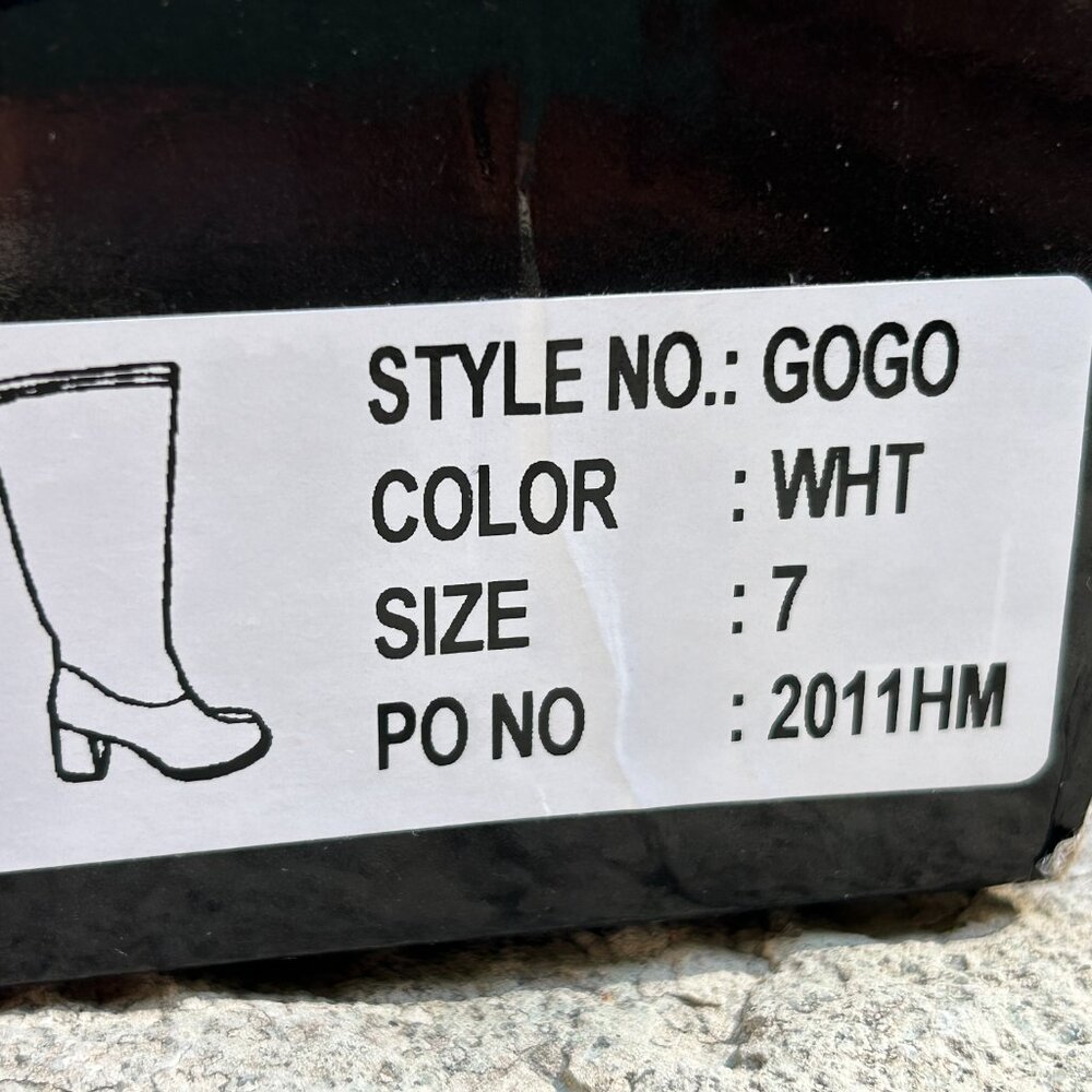 Ellie White Heeled Boots - Picture 5 of 14